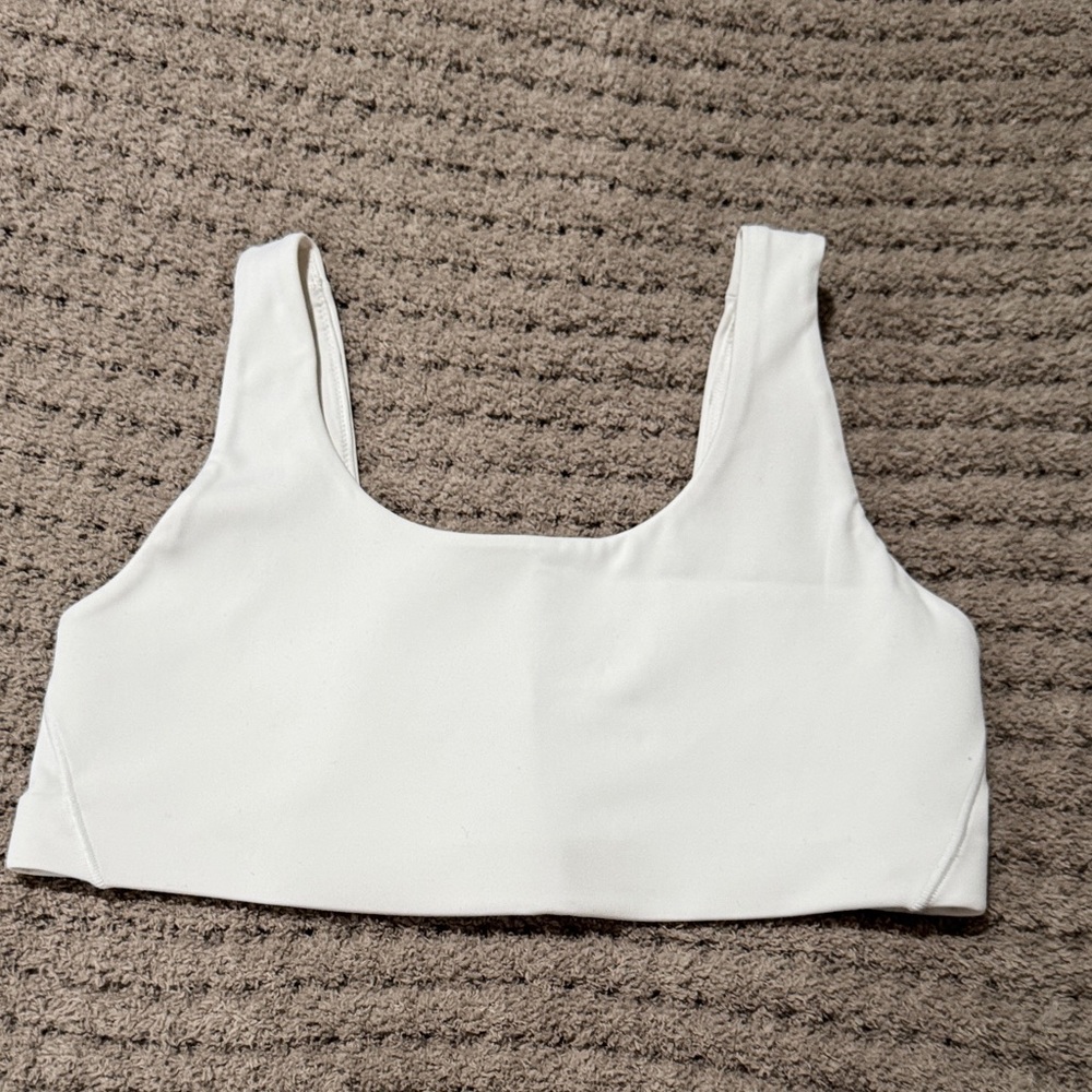 Nike White Sports Bra